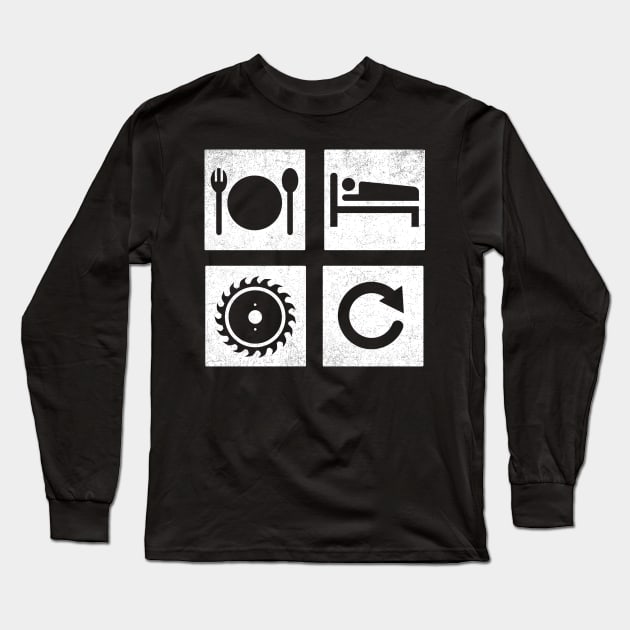 woodworking Long Sleeve T-Shirt by Circle Project